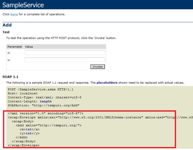 Add method to See SOAP message